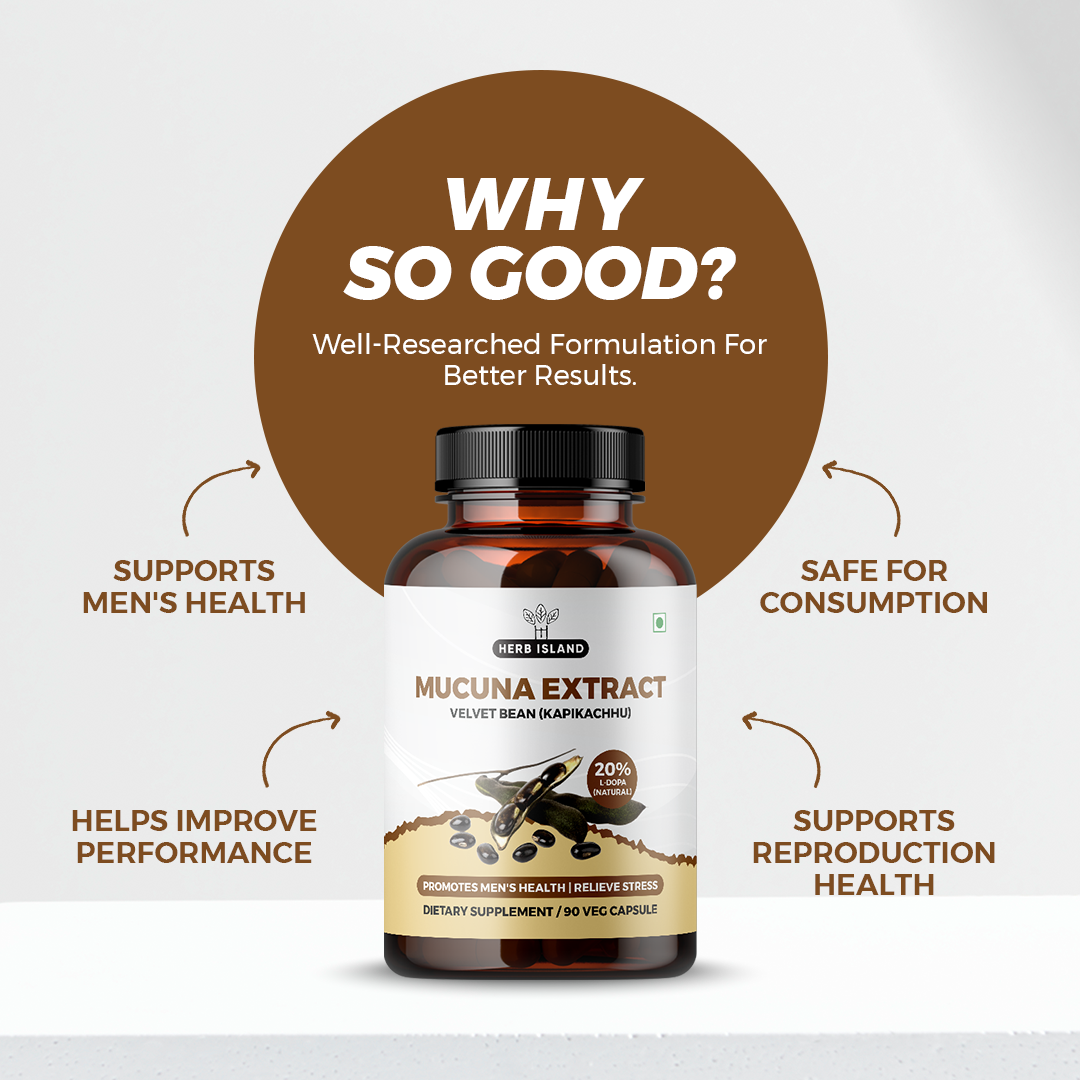Herb Island Mucuna Pruriens Tablet