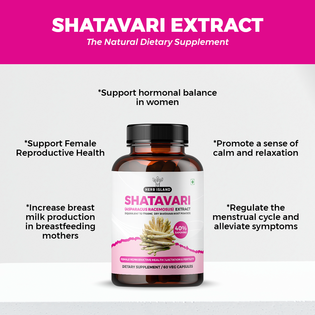 Herbs India Shatavari Tablets | Women’s Health & Energy Support
